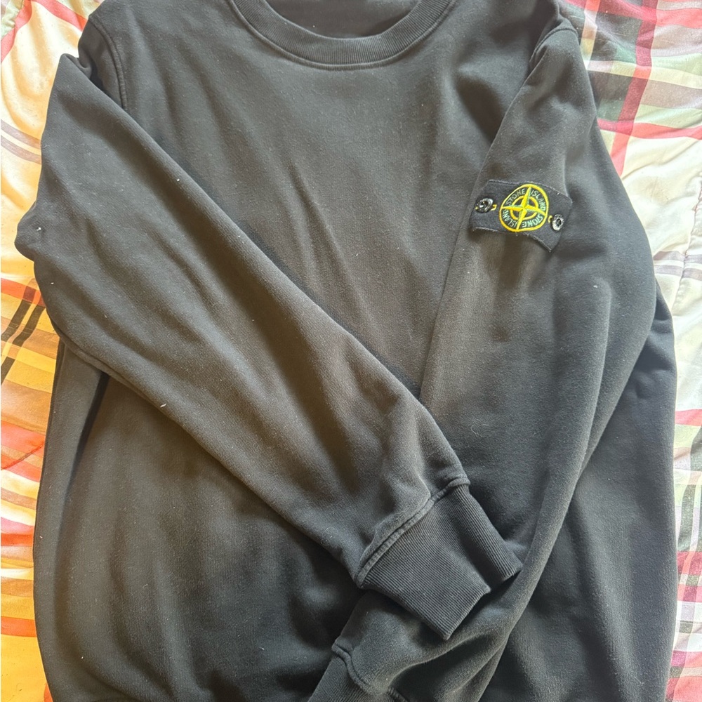Stone Island Black Crewneck